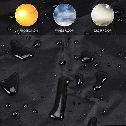Tire cover - 1 piece - For 4 tires - Tire storage - 420D - 73*110cm - Car tire bag - Cover for car tires - Waterproof - Sun protection - Dustproof - Car tire cover - Winter tire cover - Black.