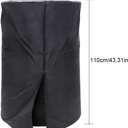 Tire cover - 1 piece - For 4 tires - Tire storage - 420D - 73*110cm - Car tire bag - Cover for car tires - Waterproof - Sun protection - Dustproof - Car tire cover - Winter tire cover - Black.