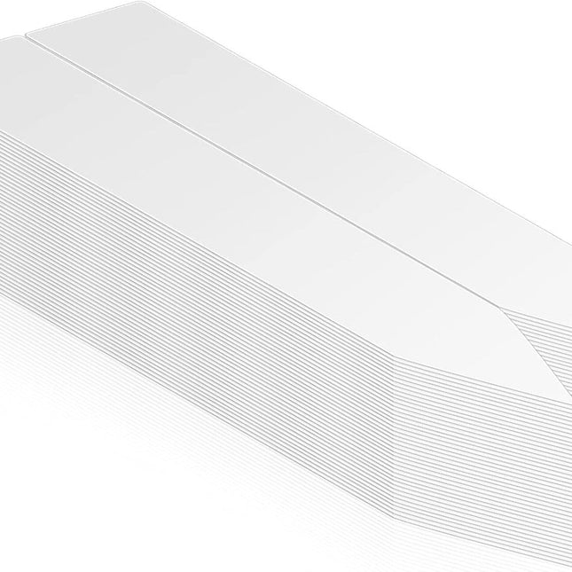 200 Pieces - Plant Labels - 2x10 CM - Plant Labels - Vegetable Labels - Vegetable Labels - White - Plant Stake Tags - Nursery Stake Tags for Potted Plants - Plastic.