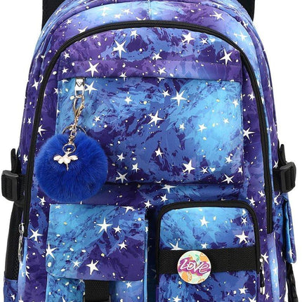 Backpack - School Bag - Backpack - Girl Backpack - School Backpack - School Bag - Laptop Backpack - 30 Liters - BlueB.