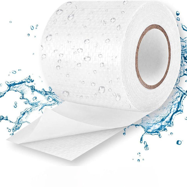 Repair tape - 8cm x 2M - Transparent - Repair cloth - Self-adhesive - for awnings, sails, boat covers and tents - Waterproof - TPU.