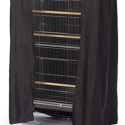 Parrot Cage Cover - Birdcage Cover and Dustproof Covers - Good Night Cover for Parrots - 210D Oxford Cloth - 88*63*120cm - Universal - Blackout - Waterproof - Black.