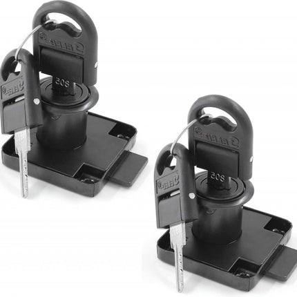 pieces - Cam Lock - furniture lock - Furniture locks - letterbox lock - security cabinet lock - drawer lock - lock with key - black - cold-rolled steel - for furniture cabinet letterbox drawer.