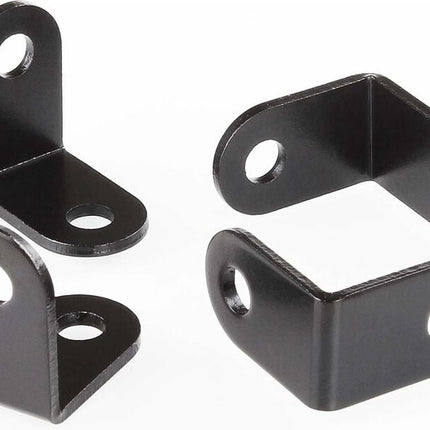 20 pieces - Corner connections - corner anchor - corner connectors - fixed bracket - corner bracket - 26x26 MM - iron - black - 90 degrees - Including screws.