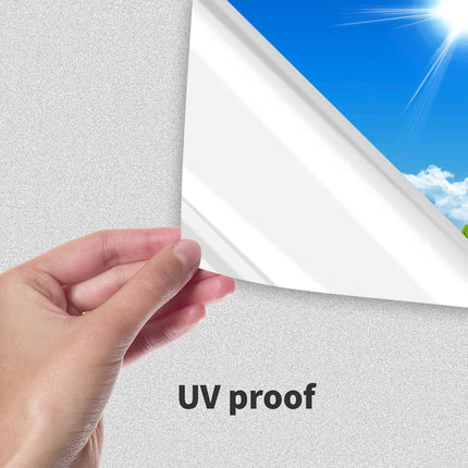 Window Film - Blackout Window Film - Sun Protection - Blackout Cloth - Black - Window Sticker - 45x100cm - Privacy Film Glass Windows - Adhesive Film Window.
