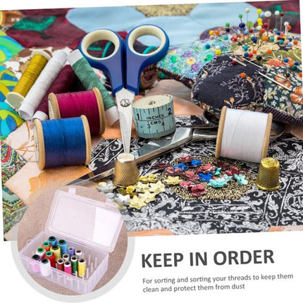 Sewing Thread Storage Box - Organizer for sewing supplies and sewing accessories - 42 spools.