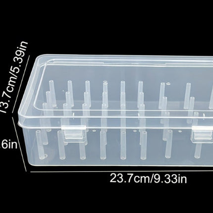 Sewing Thread Storage Box - Organizer for sewing supplies and sewing accessories - 42 spools.