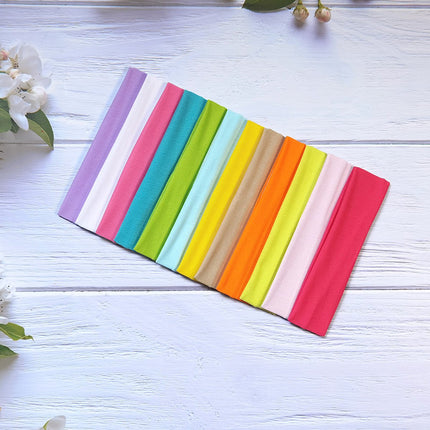Headband - 20 Pieces - Sports Headbands - Headband - Adults - Yoga Headbands - Elastic Non-Slip - Fitness - Sweatband - Athletic - Gym - Dance - Running - Hair Accessories - 20*5CM.