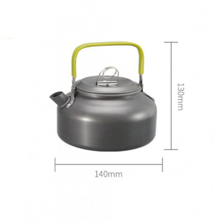 3 pieces - Cooking set - Camping Cooking set - Cookware - Camping Pan Set - Camping Cookware Kit - Kitchenware set - saucepan, pan, teapot - for 2-3 persons - for Outdoor Picnic Camping Hiking - Foldable - aluminum.