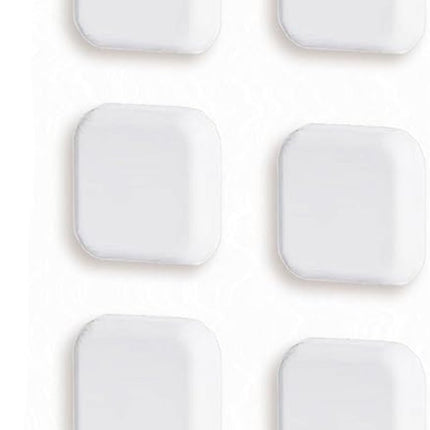 6 Pieces - Door Protectors - White - Indoor Door Stops - Wall Protector - Door Buffer - Self-Adhesive - Wall Protection - 42*42*12mm - Silicone - Door Handle Buffers.
