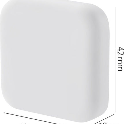 6 Pieces - Door Protectors - White - Indoor Door Stops - Wall Protector - Door Buffer - Self-Adhesive - Wall Protection - 42*42*12mm - Silicone - Door Handle Buffers.