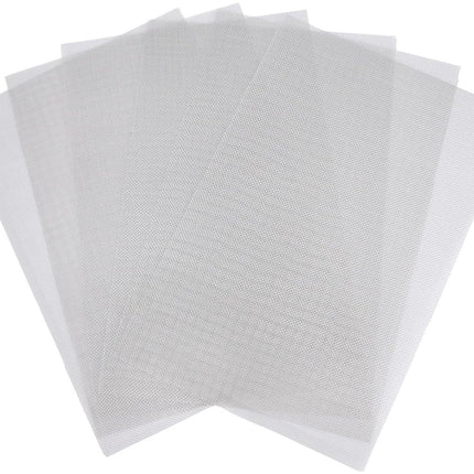 Sieve metal - 6 pieces - 30 x 21 cm - Insect net - 20 mesh - Fine mesh - Metal mesh - Insect mesh - Mouse mesh - Silver - Stainless steel - For cages, ventilation openings, gardens, window screens and filters.
