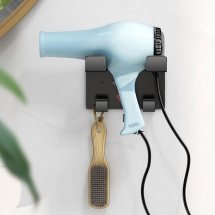 Hairdryer holder - hair dryer holder - Hairdryer Holder - Hairdryer Wall Bracket - Universal - wall mount - 11.5*9.5*5.5cm - metal - wall mount - Bathroom accessories - silver.