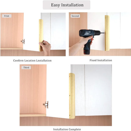 10 pieces - Handle - Furniture handle - Kitchen cabinet handles - Concealed handle - Furniture handles - Cabinet handle - Drawer handles - Door handle - Brushed gold - Arc handle - Aluminum alloy - 96mm.