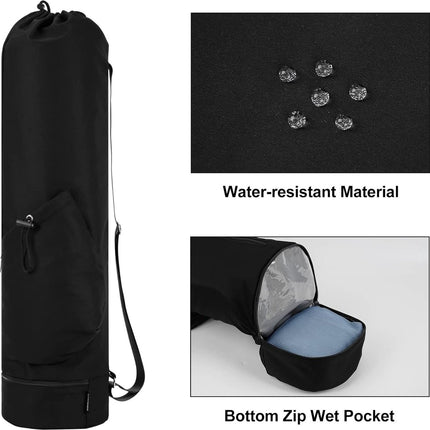 Yoga Mat Bag - Large Yoga Bag - Waterproof Yoga Mat Bag.