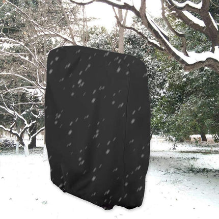 20/34*71*110cm - Garden chair covers - Foldable lounge chair cover - 210D Oxford fabric garden chair covers - Dust cover for chair - Dust cover - Garden accessories - Foldable lounger cover - with storage bag - black.