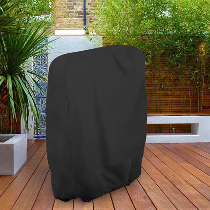 20/34*71*110cm - Garden chair covers - Foldable lounge chair cover - 210D Oxford fabric garden chair covers - Dust cover for chair - Dust cover - Garden accessories - Foldable lounger cover - with storage bag - black.