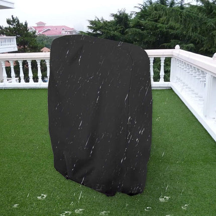 20/34*71*110cm - Garden chair covers - Foldable lounge chair cover - 210D Oxford fabric garden chair covers - Dust cover for chair - Dust cover - Garden accessories - Foldable lounger cover - with storage bag - black.