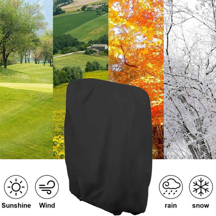 20/34*71*110cm - Garden chair covers - Foldable lounge chair cover - 210D Oxford fabric garden chair covers - Dust cover for chair - Dust cover - Garden accessories - Foldable lounger cover - with storage bag - black.