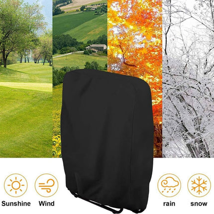 20/34*71*110cm - Garden chair covers - Foldable lounge chair cover - 210D Oxford fabric garden chair covers - Dust cover for chair - Dust cover - Garden accessories - Foldable lounger cover - with storage bag - black.