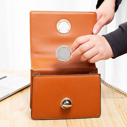 Bag Hanger Table - 2 pieces - Foldable bag hanger - Portable bag hook - Bag hook - With anti-slip pad - for table or desk - Silver.