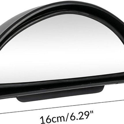 2 pieces (right and left) - Rearview mirror - Banana mirror - Exterior mirrors - Adjustable blind spot mirror - Car mirrors - 16cm - universal - 360 ° - Car/caravan accessories.