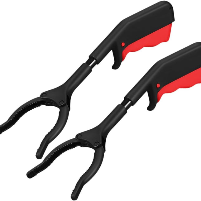 Litter Grabber - Litter Reachers - Pickers - Litter Grabber - Litter Grabber - Litter Grabbers - Litter Picker - Grab Aid - Gripper Extender - Litter Grabber - Black and Red - Plastic and Iron - 30cm - Not Scalable.