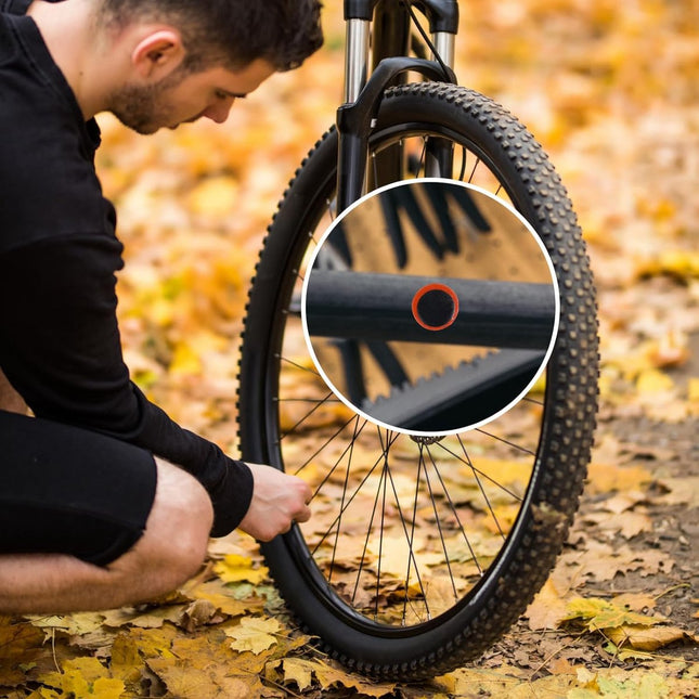 96 pieces - Tire patches - Outdoor bicycle tire tool - Round, rectangular - Ø 28.8 mm, 34 * 24.5 mm - Black - non-adhesive - rubber.
