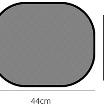 Car Side Window Sunshade - 2 Pieces - UV Protection - Car Sunshade for Baby & Child - Car Window Sun Protection - Car Sunshade - Car Accessories - Universal - 44 cm x 36 cm - Black - Polyester.
