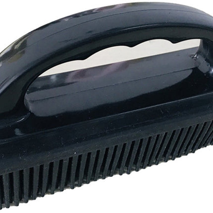 Pet Hair Remover for Fabric - Remove Dog and Cat Hair from Clothing, Furniture, Cushions and Car Interior - Rubber Hair Remover - Soft Deshedding Brush - Black - For Pets and Furniture.