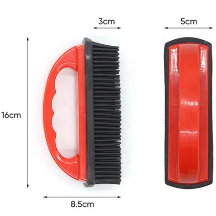 Pet Hair Remover for Fabric - Remove Dog and Cat Hair from Clothing, Furniture, Cushions and Car Interior - Rubber Hair Remover - Soft Deshedding Brush - Black - For Pets and Furniture.