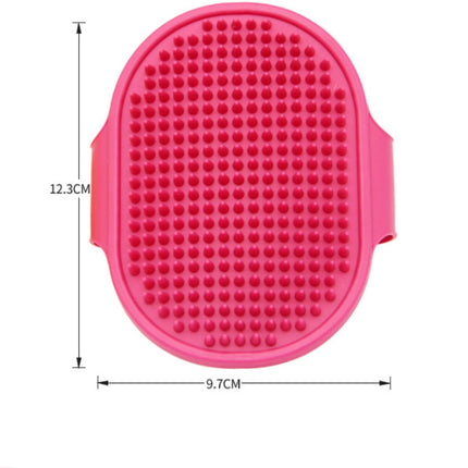 Pet Hair Remover - 2 Pieces - Cat Comb - Pet Hair Remover - Pet Grooming Gloves - Pet Silent Hair Removal Gloves - Dog Brush - Cat Brush - Reusable - For Small, Medium and Large Pets - Blue+Pink.