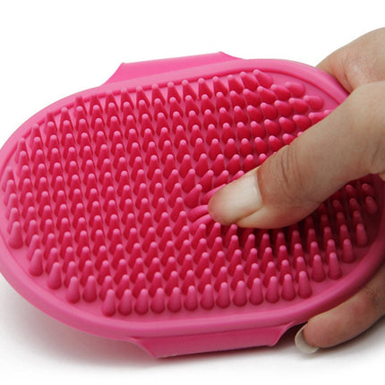 Pet Hair Remover - 2 Pieces - Cat Comb - Pet Hair Remover - Pet Grooming Gloves - Pet Silent Hair Removal Gloves - Dog Brush - Cat Brush - Reusable - For Small, Medium and Large Pets - Blue+Pink.