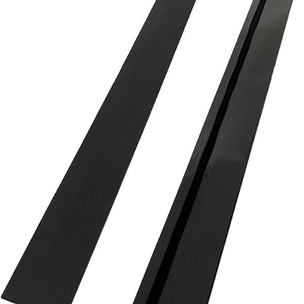Stove Sealing Strip - 2 Pieces - 63cm - Black - Kitchen Sealing Strip - Gap Fillers in Stoves and Countertops - Sanitary Tape - For Gas Stoves, Hobs and Countertops - Easy to Clean - Heat Resistant - Silicone.