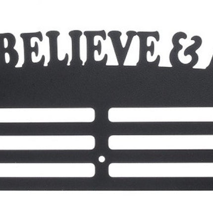 Medal hanger - Medal holder - Medal hanging - Medal holder - Hanging hooks - Medal rack - black - 36*11.5cm - metal - wall decoration.