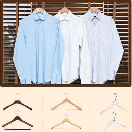 50 Pieces - Coat Hook - Hanger Connector Hooks - Coat Hook - Hanging Hooks - White - Hanger Extension Clips - Plastic - for Outfit Cascading Hanger Hooks - Space-Saving Organizer.