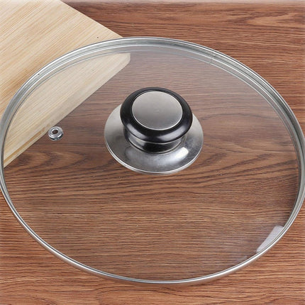 Pot Lid Knob - 5 Pieces - Lid Knob - 5-12mm Universal - Lid Handle - Kitchen Cookware Knob - For Replacing Pot Lids - 5.8*2.3cm - Silver and Black.