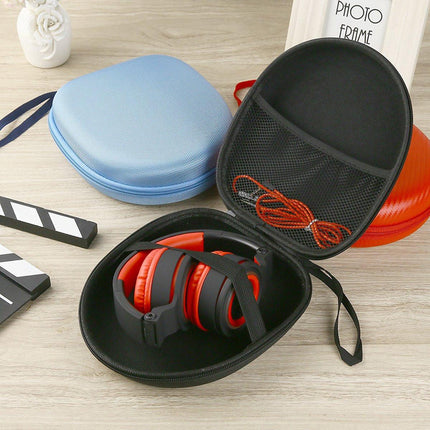 Headphone Case - Hard Protective Case - On-ear / Over-ear - For most brands / Bluetooth / HIFI / Wired headphones / Gaming headset - Headphone Case - Protective Case - Carrying Case - Waterproof - Shockproof - Earphones Storage Case - High Quality.