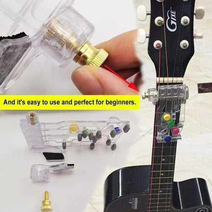 Classical Chord Learning Buddy, Chord Playing Assistant, Guitar Scale Fretboard Notes Sticker for Bonus, Best Study and Learning System for Guitar Lover Beginner - Chord Accessories.