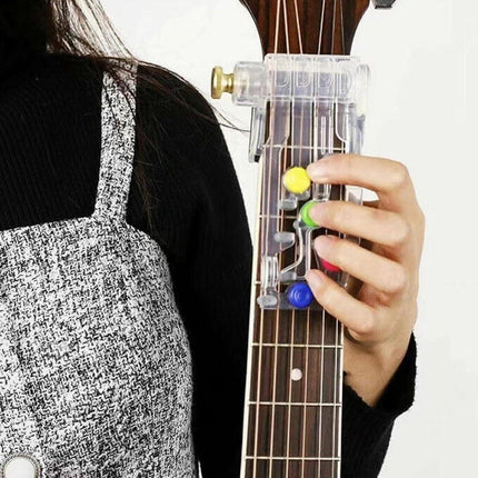 Classical Chord Learning Buddy, Chord Playing Assistant, Guitar Scale Fretboard Notes Sticker for Bonus, Best Study and Learning System for Guitar Lover Beginner - Chord Accessories.