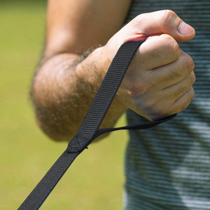 Dog Leash - 20 Meter - Training Leash - Tow Leash - Tracking Leash - Types of Dog Leashes - 2cm - Black - for Training, Walking and Recall - for Puppies, Small and Medium Dogs - Polypropylene.