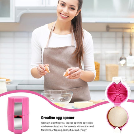 Eggshell Cutter - 3 Pieces - Egg Slicers - Eggshell Opener for Hard-Boiled Eggs, Egg Cracker Tool for Raw Eggs, for Soft-Boiled Eggs, Stainless Steel Egg Slicer, Eggshell Slicer for Home Kitchen Use.