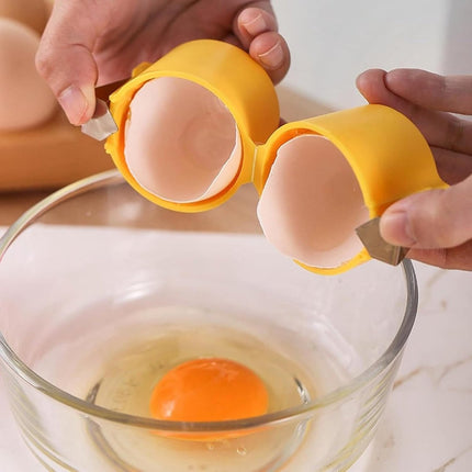 Eggshell Cutter - 3 Pieces - Egg Slicers - Eggshell Opener for Hard-Boiled Eggs, Egg Cracker Tool for Raw Eggs, for Soft-Boiled Eggs, Stainless Steel Egg Slicer, Eggshell Slicer for Home Kitchen Use.