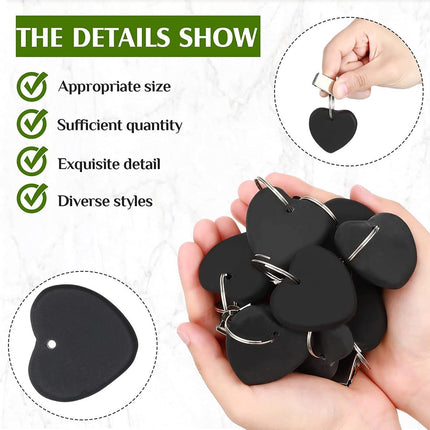 Table Weights - 6 pieces - Heavy Tablecloth Weights - Marble - Tablecloth Weights - Black.