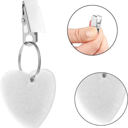 Table Weights - 6 pieces - Tablecloth Weights Heavy - Marble - Tablecloth Weights - White.