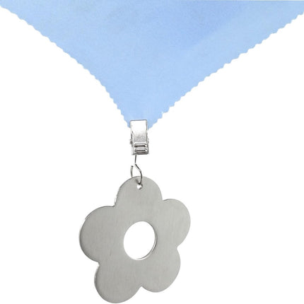 Table Weights - 4 pieces - Heavy Tablecloth Weights - Stainless Steel - Tablecloth Weights - Flowers.