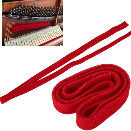 Professional Piano Tuning Kit - Set of 6 - 1x Piano Tuning Hammer, 2x Long Dampers, 2x Short Mutes with Handle, 1x Temperament Strip - Piano Tuner Tool - Professional Metal Rubber Tuning Mute Kit - Blue.