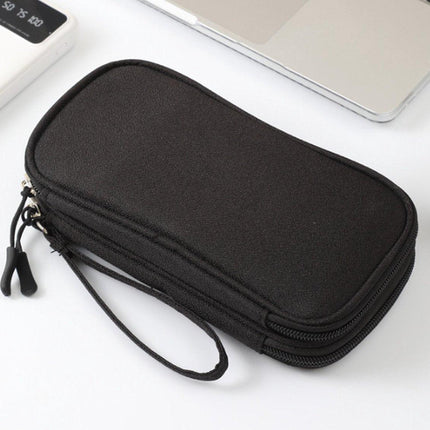 Bag Organizer - Electronics & Accessories Organizer Bag - Cable Organizer Bag - Storage Bag for Cables, Electronics and Accessories - Organizer - Black - 19.5*11*5.5cm - Polyester.