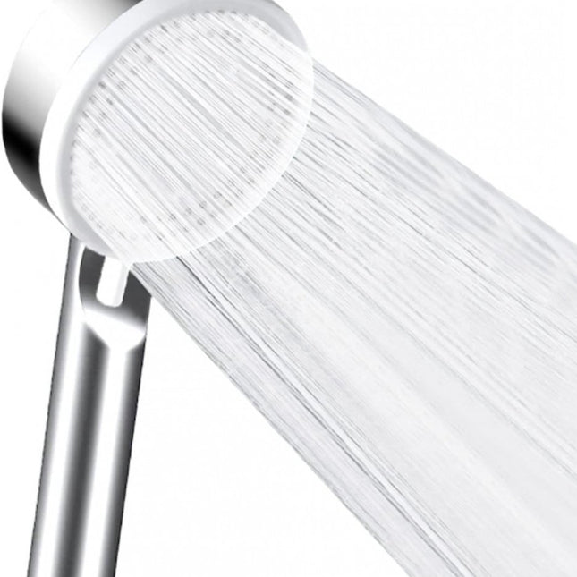 Shower head - 5 jet types - Wellness - 5 spray modes - silver - Better skin - Hand shower - Antibacterial - Anti-limescale protection - Anti-rust.