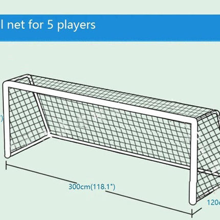Soccer Net (Net Only) - 3x2M - Replacement net for soccer goals.